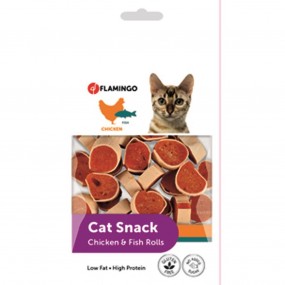 Snack Cat Pui Si Peste Rolls 50g/560601