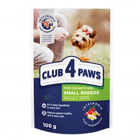 Club 4 Paws Premium, Dog -pui In Jeleu, Plic 100 Gr (24/bax)