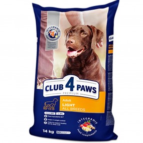 Club 4 Paws Premium Dog Adult Light All Breeds, 14 Kg