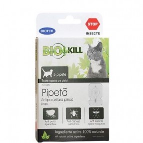 Biokill - Pipeta Antiparazitara Pisica - 5 Pip/cut/246225