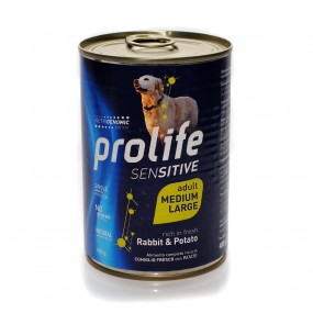 Prolife Dog Adult Sensitive Medium/large Iepure&cartof Cv 400gr/39681