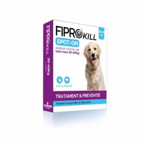 Antiparazitar Extern Pentru Caine 20-40 Kg Fiprokill Dog "l" 268mg Spot-on 3pip/cut