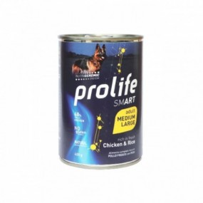 Hrana Umeda Pentru Caini Premium Prolife Dog Adult Smart Medium/large Pui&orez Cv 400g