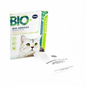 Zgarda Anitiparazitara Pentru Pisica Pess Bio Cu Uleiuri De Geranium 35 Cm /0111
