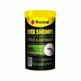 Hrana Pentru Reptile Si Amfibieni Tropical Dried River Shrimps 250 Ml/40 G