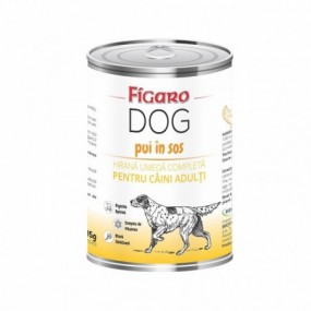 Hrana Umeda Pentru Caini Figaro Dog Pui In Sos Conserva 415g