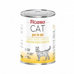 Hrana Umeda Pentru Pisici Figaro Cat Pui In Sos Conserva 415g