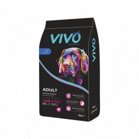 Vivo Hrana Uscata Super Premium Pentru Caini Adulti De Talie Mini&mica Cu Miel Si Orez 10kg