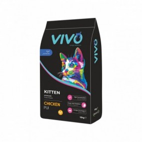 Vivo Hrana Uscata Super Premium Pentru Pisici Kitten Cu Pui 10kg