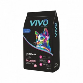 Vivo Hrana Uscata Super Premium Pentru Pisici Adulte Skincare Cu Somon 10kg